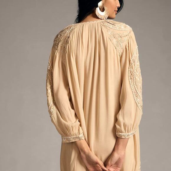 ☀️NWT Anthropologie Embroidered Dress - Picture 3 of 7